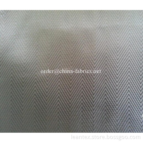 Polyester 230t Herringbone 63D taffeta lining fabric